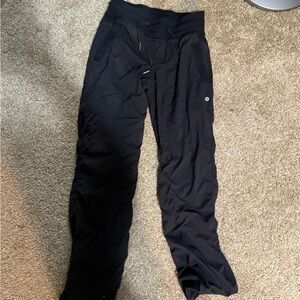 lululemon athletica Black Wide Leg Pants